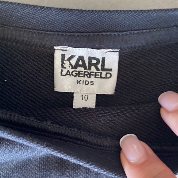 Karl Lagerfeld kids sweatshirt 10Y seen on True Thompson! - Picture 4 of 6